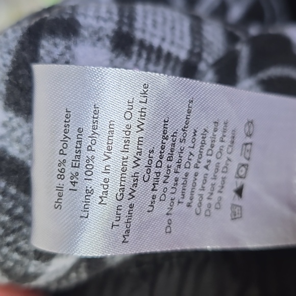 Eddie Bauer Womans Fleece Liner Pants Elastic Waist Band Size 8. - Picture 11 of 11